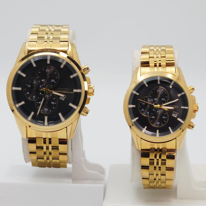 ساعت مچی ست مردانه و زنانه سیتیزن Citizen VIP موتور  و سبک 3موتوره کد 3702