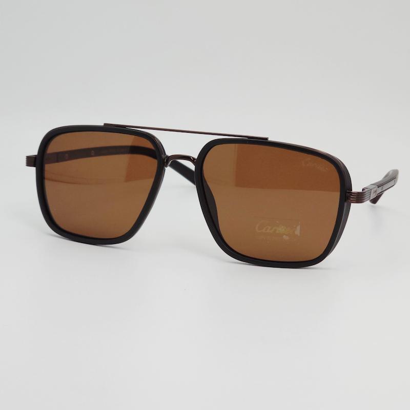 عینک آفتابی مردانه و زنانه کارتیر Cartier TR8164 پلاریزه و ضد اشعه UV400 ایتالیایی کد 8289