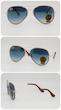 عینک آفتابی مردانه و زنانه ریبن Rayban Rb3026 ضد اشعه UV400 کد 8322