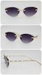 عینک آفتابی مردانه و زنانه لویی ویتون Louis Vuitton 68064 ضداشعه UV400 کد 8399