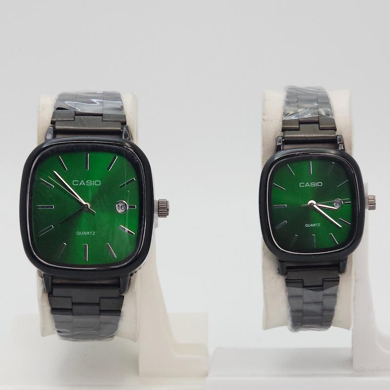ساعت مچی ست مردانه و زنانه کاسیو Casio موتور کوارتز و تاریخ دار کد 1792