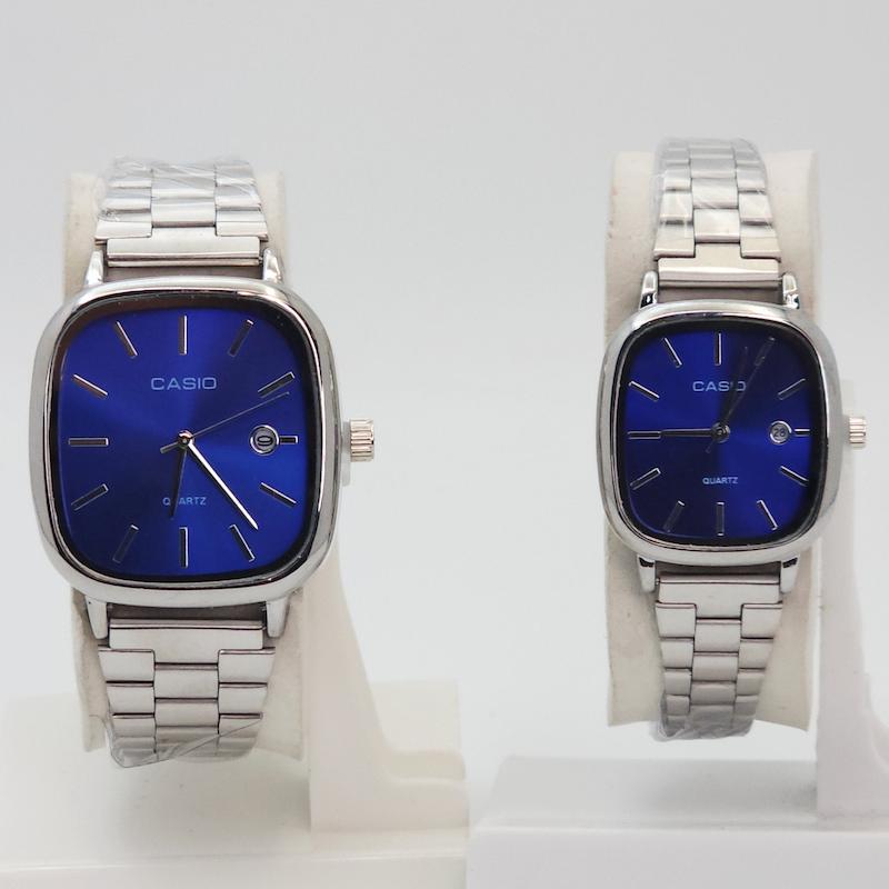 ساعت مچی ست مردانه و زنانه کاسیو Casio موتور کوارتز و تاریخ دار کد 1793