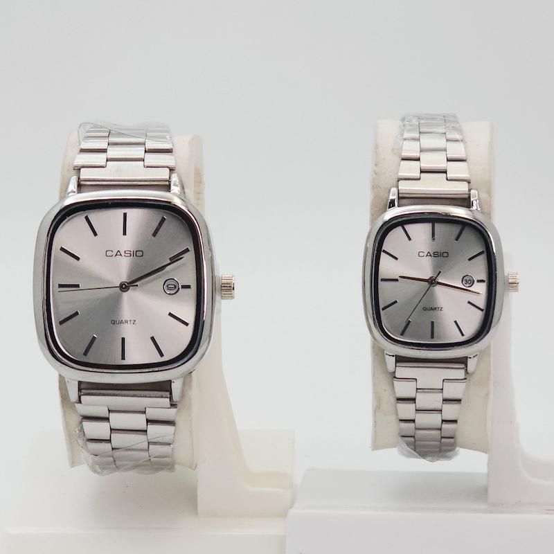 ساعت مچی ست مردانه و زنانه کاسیو Casio موتور کوارتز و تاریخ دار کد 1795