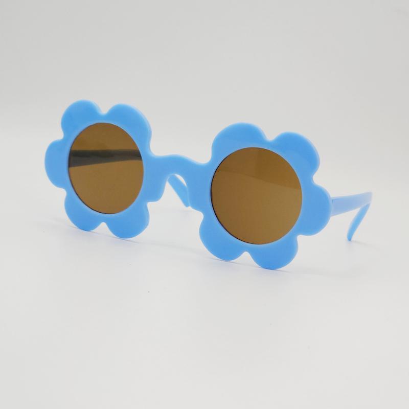 عینک آفتابی بچگانه طرح گل با شیشه‌های ضد اشعه UV کد 8465