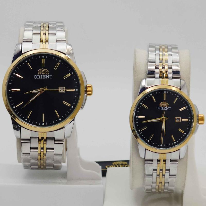 ساعت مچی ست مردانه و زنانه اورینت Orient 2388 با موتور کوارتز ژاپن و رنگ ثابت کد 1848