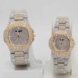 ساعت مچی ست مردانه و زنانه پتک فیلیپ Patek Philippe فول نگین کد 1853