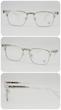 عینک آفتابی مردانه و زنانه کروم هارتز Chrome Hearts 8316 و عینک شب کد 8553