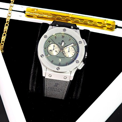 ساعت مچی مردانه هابلوت ژنو Hublot Geneve 882888 ، ساعت هابلوت مردانه ، ساعت مردانه هابلوت سبک ۳موتوره کد ۲۱۵