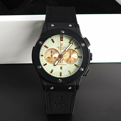 ساعت مچی مردانه هابلوت ژنو Hublot Geneve 882888 ، ساعت هابلوت مردانه ، ساعت مردانه هابلوت سبک ۳موتوره کد ۲۱۶