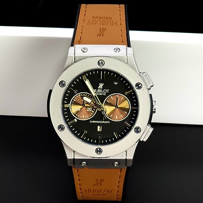 ساعت مچی مردانه هابلوت ژنو Hublot Geneve 882888 ، ساعت هابلوت مردانه ، ساعت مردانه هابلوت سبک ۳موتوره کد ۲۱۸