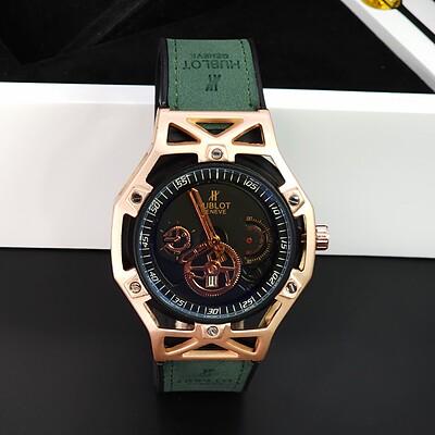 ساعت مچی مردانه هابلوت ژنو Hublot Geneve 882888 ، ساعت هابلوت مردانه ، ساعت مردانه هابلوت سبک ۳موتوره کد ۲۲۰