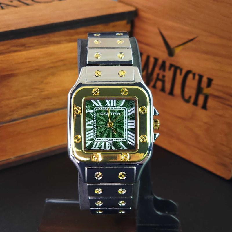 ساعت مچی زنانه کارتیر CARTIER با موتور ژاپنی ، انتخابی شیک برای استایل های خاص ، سایز سه کد 3246