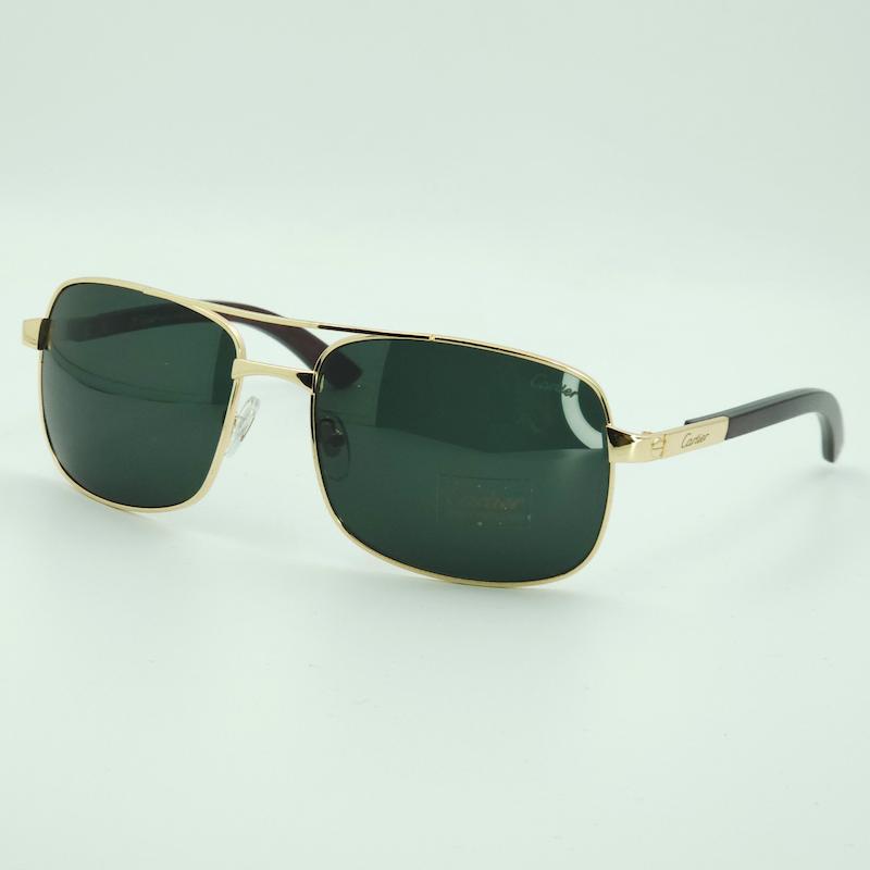 عینک آفتابی مردانه و زنانه کارتیر Cartier T8200487 عدسی ها سنگ و ضد اشعه UV400 کد 7101
