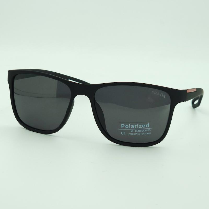 عینک آفتابی مردانه پرادا Prada 1729P پلاریزه و ضد اشعه UV400 ایتالیایی کد 7118