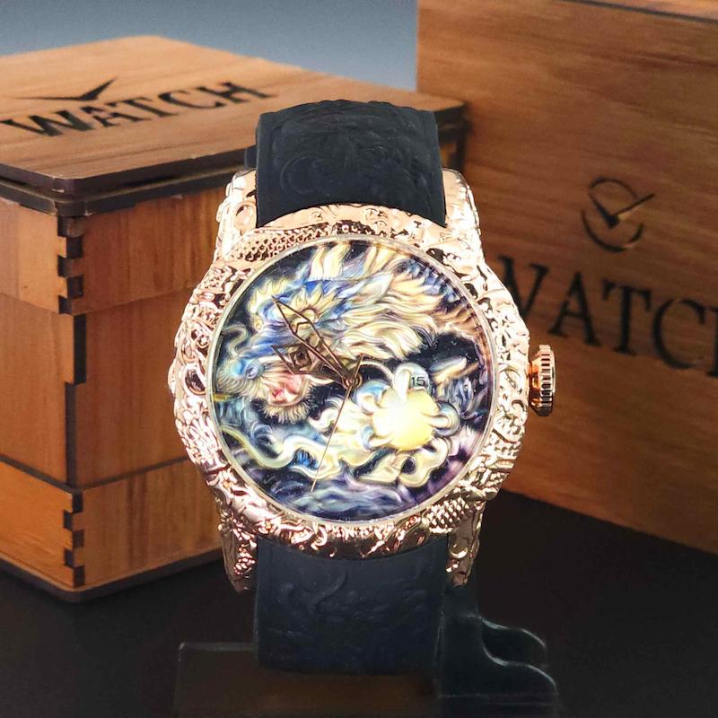 ساعت مچی مردانه اینویکتا یاکوزا Invicta yakuza با بند رابر و موتور کوارتز کد 3828