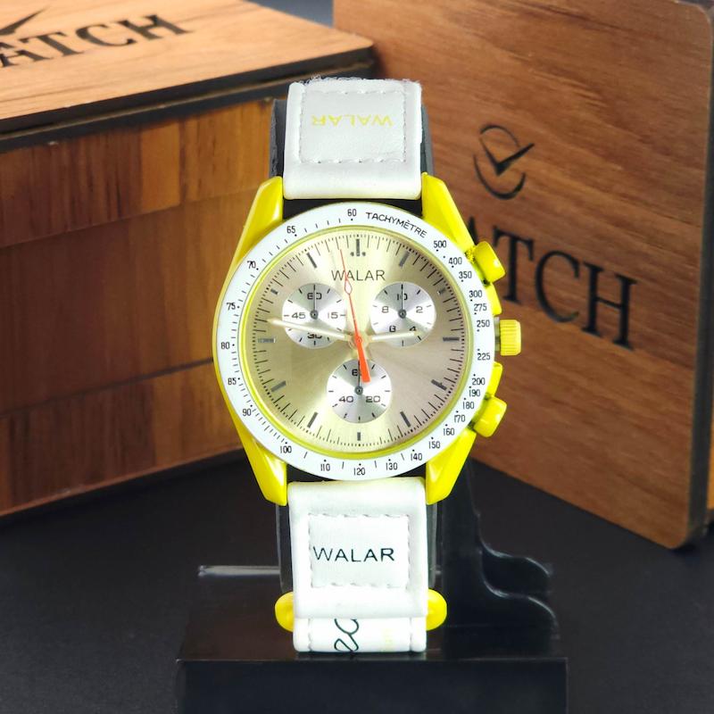 ساعت مچی مردانه و زنانه والار Walar WG0239 8251 طرح اومگا سواچ کد 3874