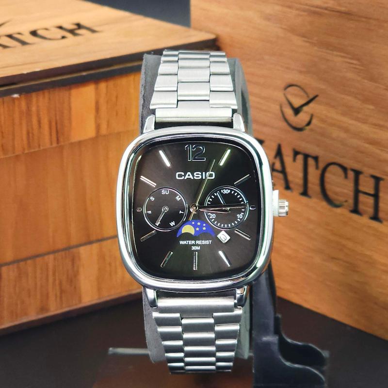 ساعت مچی مردانه کاسیو اولدمانی Casio A963 سبک 3 موتوره و تاریخ دار کد 3940