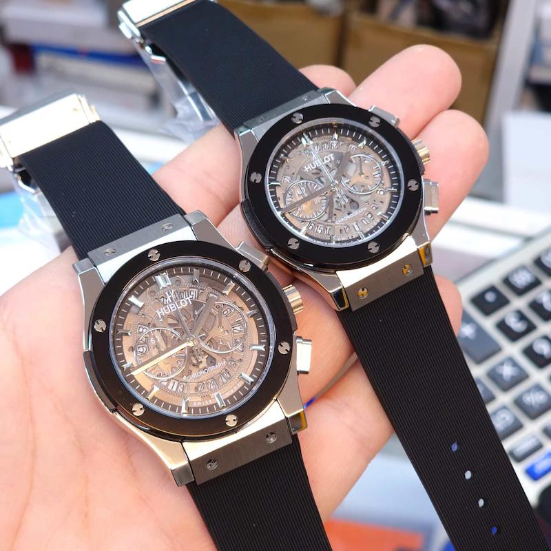 ساعت مچی ست هابلوت 3 موتور فعال کرنوگراف سری های کوالیتی کد 3966