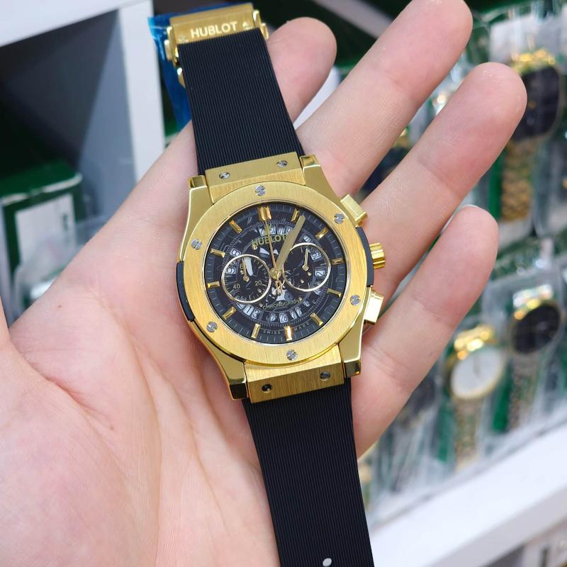 ساعت مچی مردانه هابلوت 3 موتور فعال کرنوگراف سری های کوالیتی کد 3976