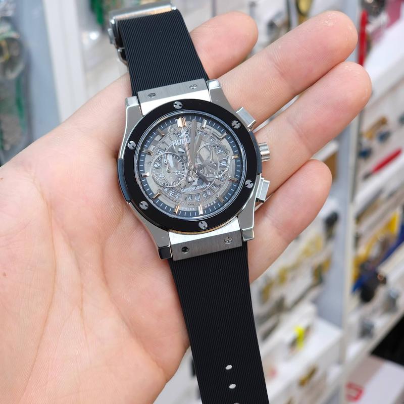 ساعت مچی مردانه هابلوت 3 موتور فعال کرنوگراف سری های کوالیتی کد 3981