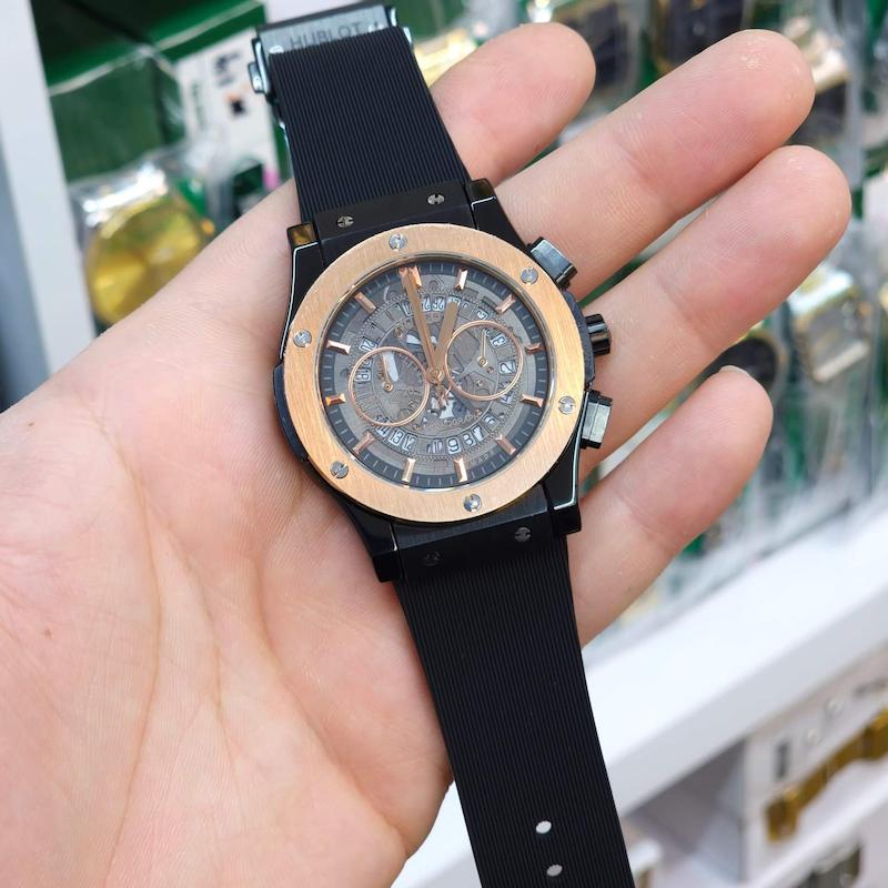 ساعت مچی مردانه هابلوت 3 موتور فعال کرنوگراف سری های کوالیتی کد 3982