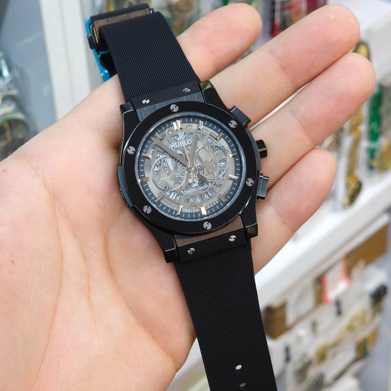 ساعت مچی مردانه هابلوت 3 موتور فعال کرنوگراف سری های کوالیتی کد 3983