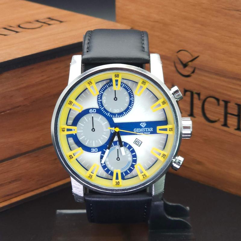 ساعت مچی مردانه جم استار Gemstar GS3002 موتور ژاپن و سبک 3موتوره کد 3986