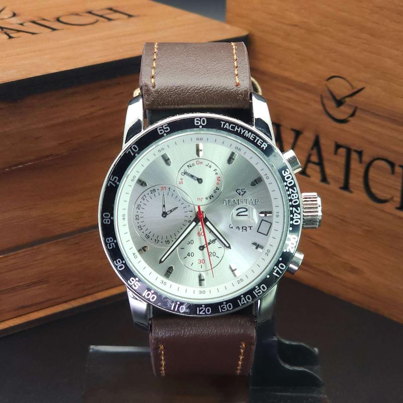 ساعت مچی مردانه جم استار Gemstar GS9269M موتور ژاپن و سبک 3موتوره کد 3995