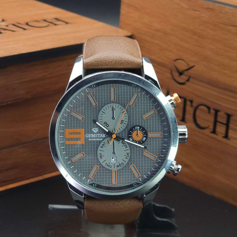 ساعت مچی مردانه جم استار Gemstar GS3012 موتور ژاپن و سبک 3موتوره کد 4002