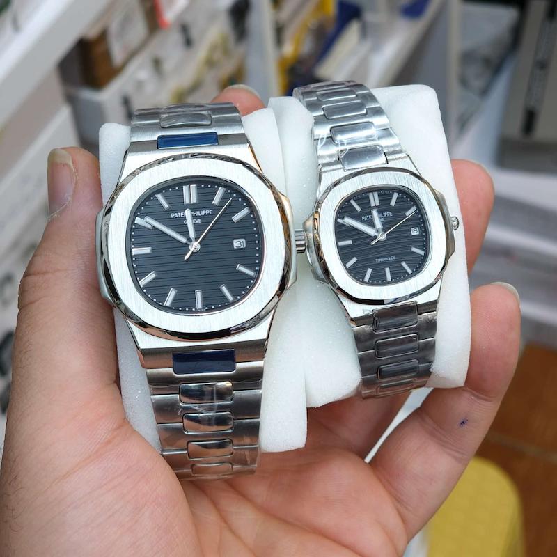 ساعت مچی ست مردانه و زنانه پتک فیلیپ ناتیلوس های کوالیتی Patek Philippe Nautilus  کد 4034