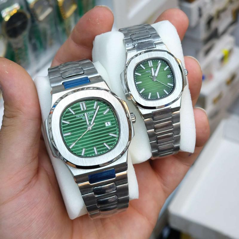 ساعت مچی ست مردانه و زنانه پتک فیلیپ ناتیلوس های کوالیتی Patek Philippe Nautilus  کد 4035