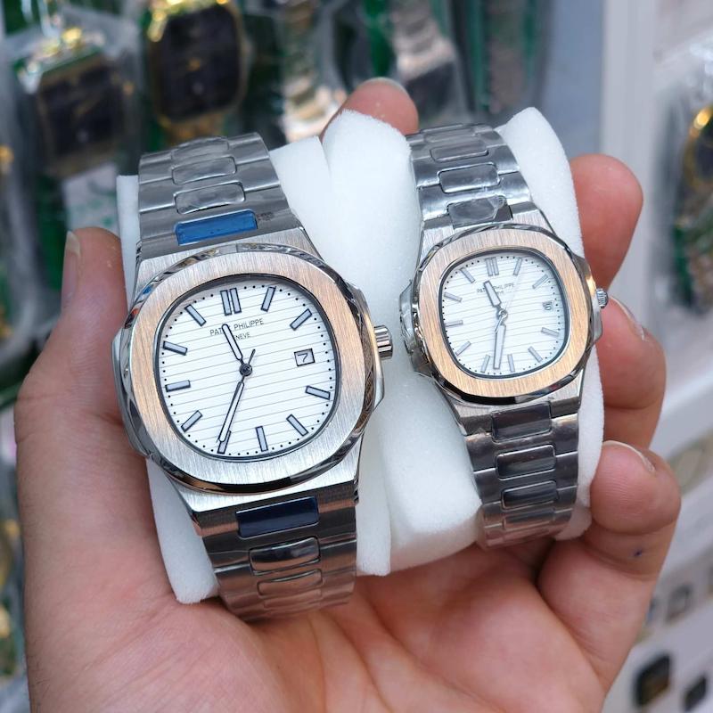 ساعت مچی ست مردانه و زنانه پتک فیلیپ ناتیلوس های کوالیتی Patek Philippe Nautilus  کد 4037