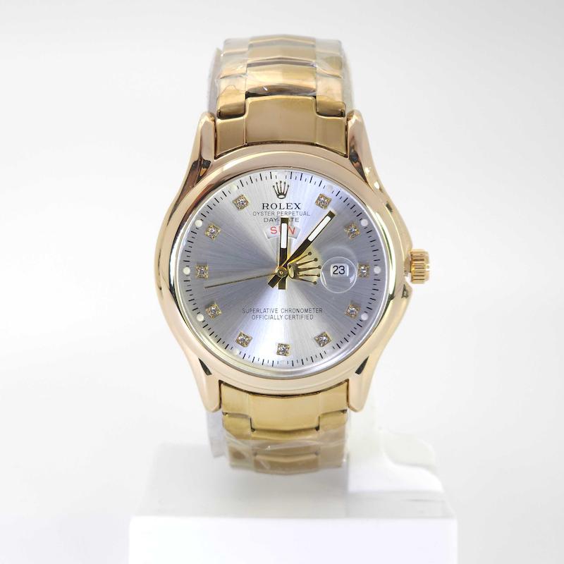 ساعت مچی مردانه رولکس Rolex Day Date 3561 تاریخ دار با ماندگاری رنگ بالا کد 4066