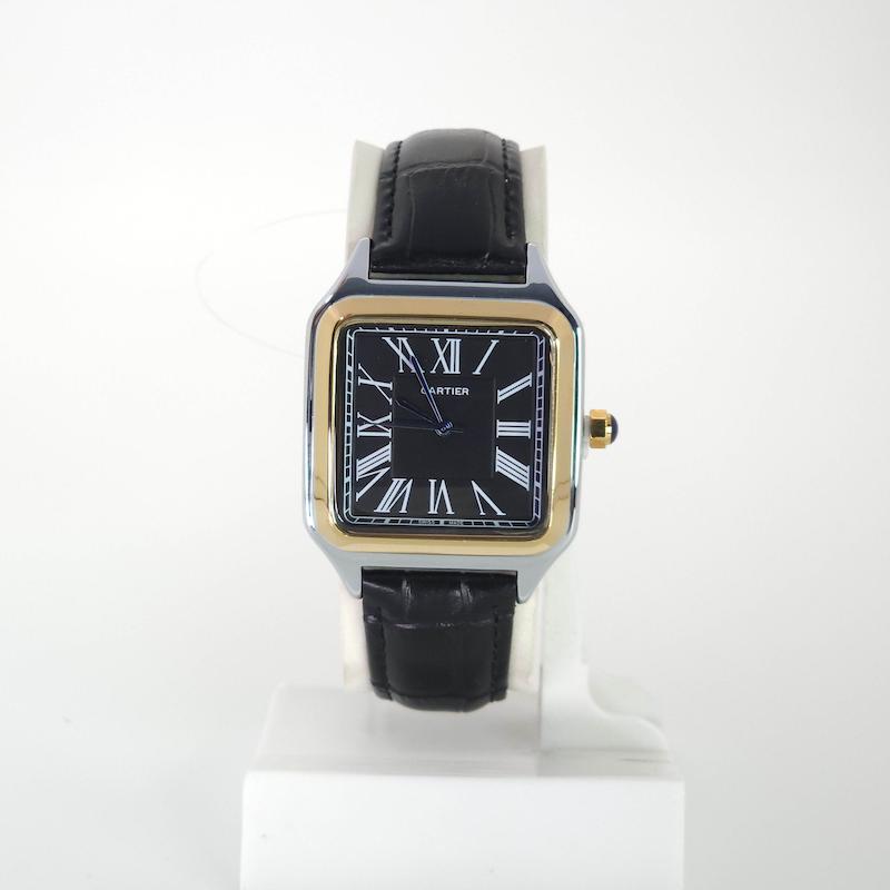 ساعت مچی مردانه کارتیر Cartier رنگ ثابت با بند چرم کد 4079