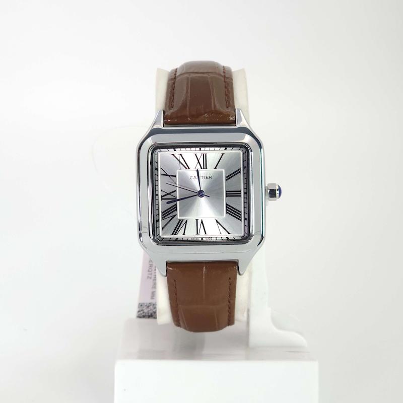 ساعت مچی مردانه کارتیر Cartier رنگ ثابت با بند چرم کد 4080