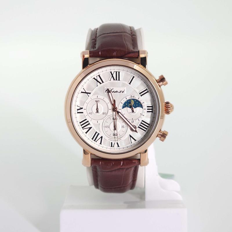 ساعت مچی مردانه چنکسی Chenxi CX972 تاریخ دار و 3موتور فعال کرنوگراف کد 4105