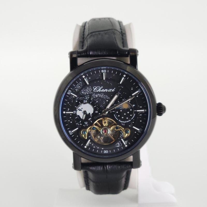 ساعت مچی مردانه چنکسی Chenxi CX8872 موتور اتوماتیک با بند چرم کد 4111