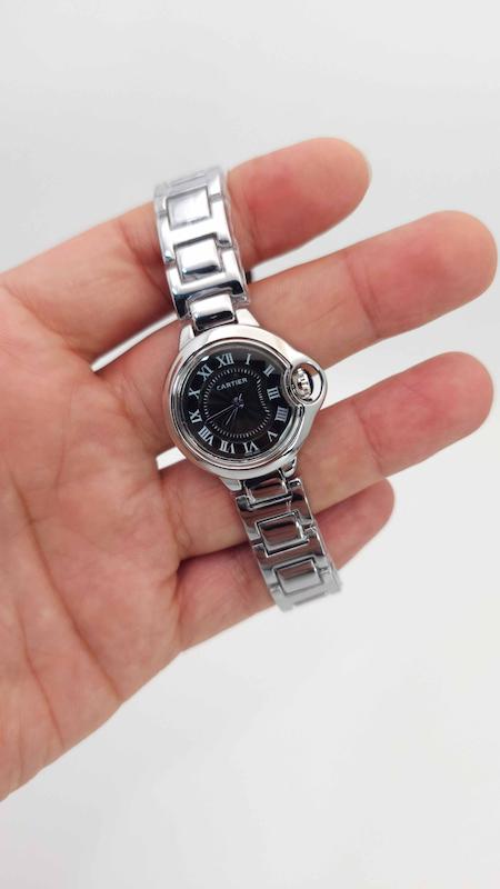 ساعت مچی زنانه کارتیر Cartier تمام استیل با قفل پروانه ای کد 10418