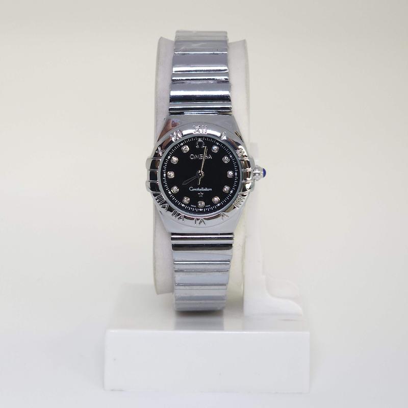 ساعت مچی زنانه امگا Omega تمام استیل با قفل پروانه ای کد 4148