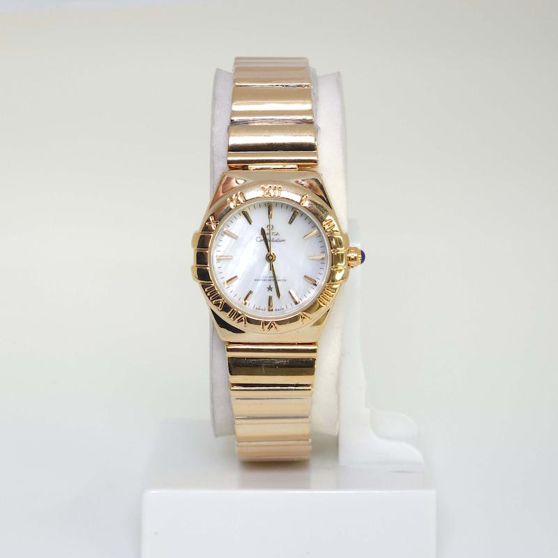 ساعت مچی زنانه امگا Omega تمام استیل با قفل پروانه ای کد 4150