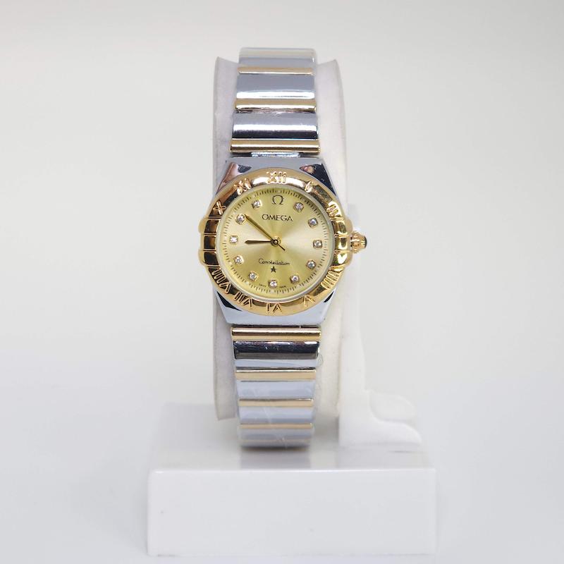 ساعت مچی زنانه امگا Omega تمام استیل با قفل پروانه ای کد 4151