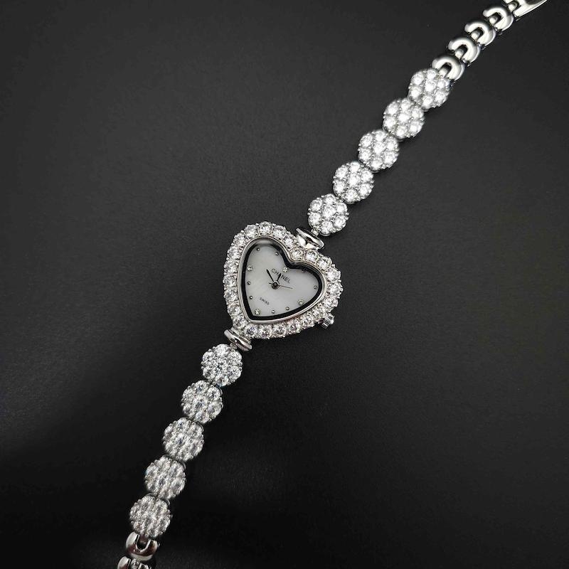 ساعت مچی زنانه چنل Chanel رنگ ثابت استیل316 با موتور کوارتز ژاپن کد 4257