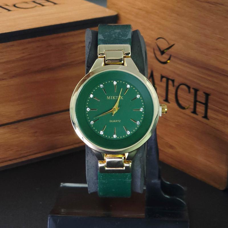 ساعت مچی زنانه میکتیک Miktik طراحی مینیمال مناسب تیپ های کژوال کد 4295
