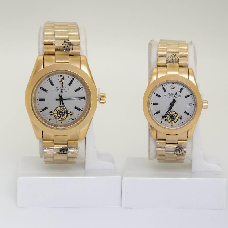 ساعت مچی ست مردانه و زنانه رولکس دیت جاست Rolex DateJust کد 4372