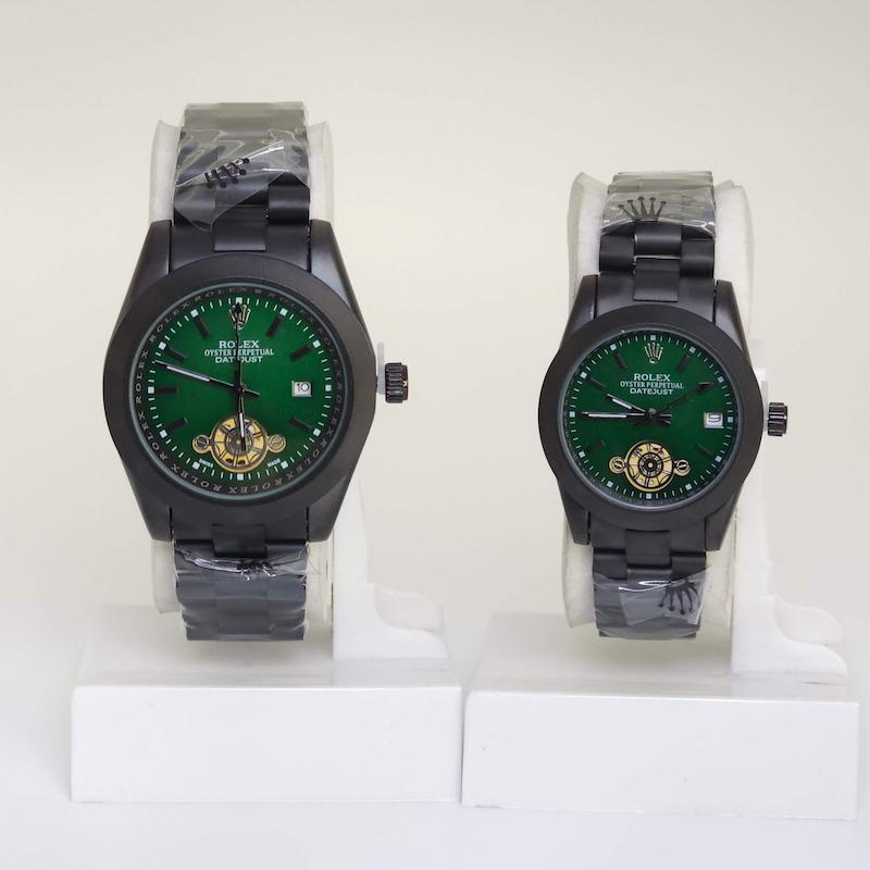 ساعت مچی ست مردانه و زنانه رولکس دیت جاست Rolex DateJust کد 4373