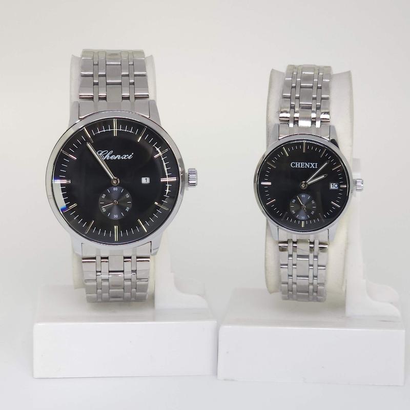 ساعت مچی ست مردانه و زنانه چنکسی Chenxi 060 موتور کوارتز باکیفیت کد 4376