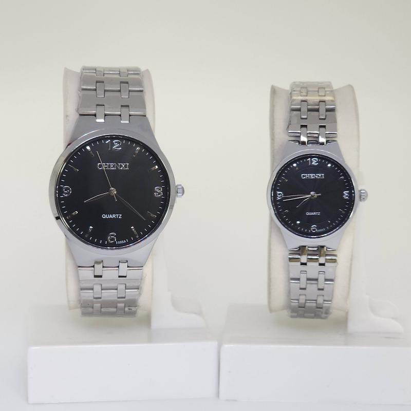 ساعت مچی ست مردانه و زنانه چنکسی Chenxi 055 موتور کوارتز باکیفیت کد 4378