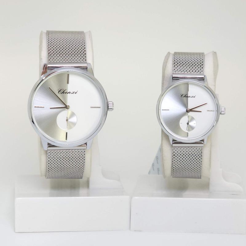 ساعت مچی ست مردانه و زنانه چنکسی Chenxi 061 موتور کوارتز باکیفیت کد 4381