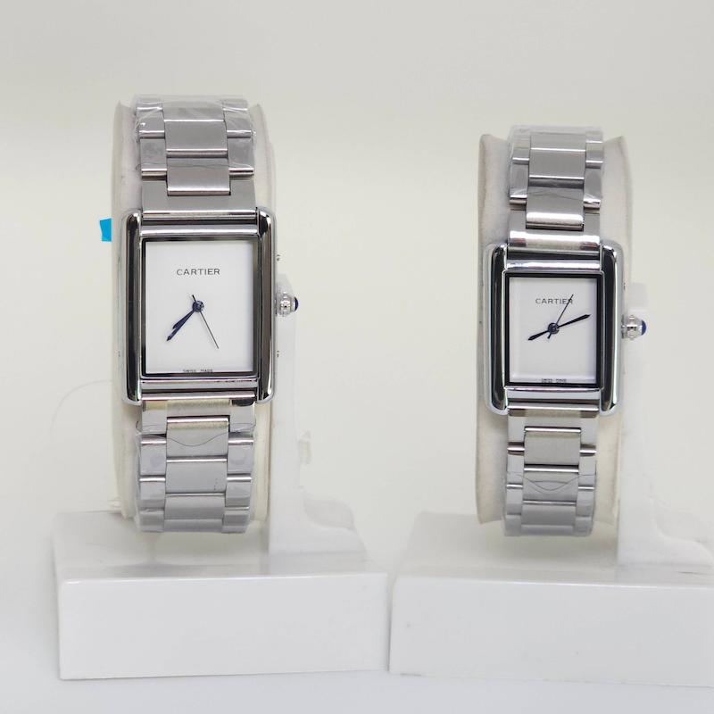 ساعت مچی ست مردانه و زنانه کارتیر Cartier با موتور کوارتز کد 4387