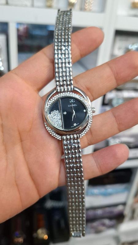 ساعت مچی زنانه چنل Chanel موتور کوارتز باکیفیت و طراحی زیبا کد 4493
